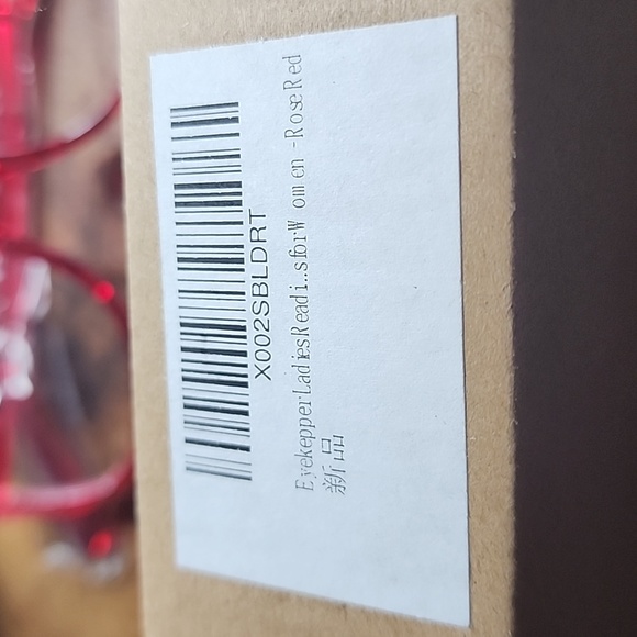 EyeKeeper Fashion Readers Rose Red Glasses No Strength NWT X002SBLDRT - Picture 3 of 3